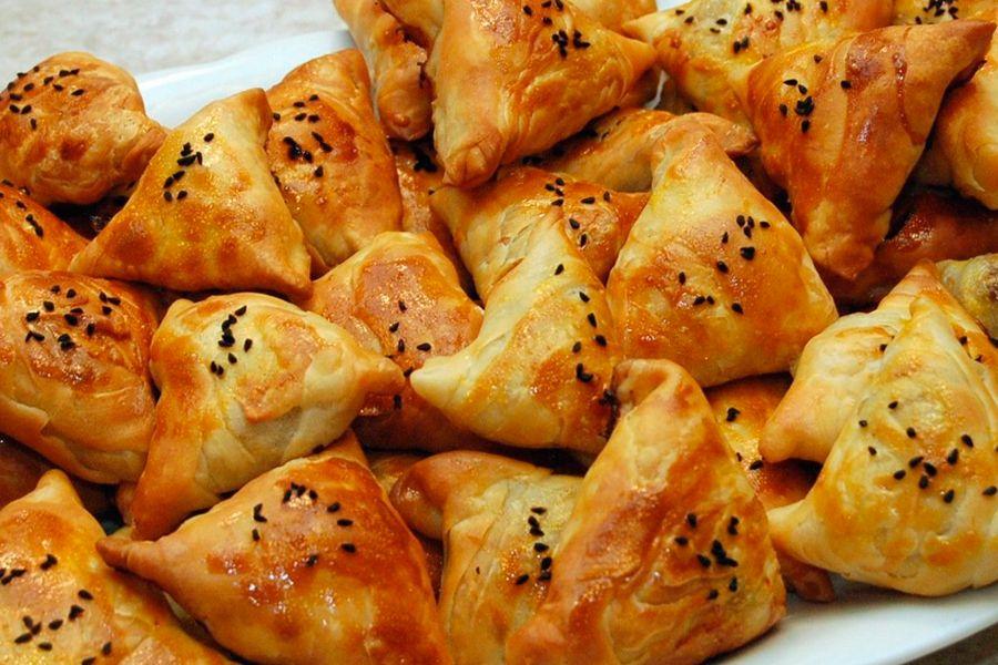 Готвене Самса от бутер тесто