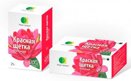 Билков чай от червена четка