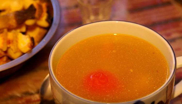 Ухото от стерила е богато и много вкусно.