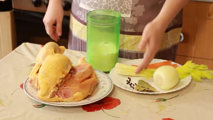Желе пиле по стъпка по стъпка рецепта със снимка