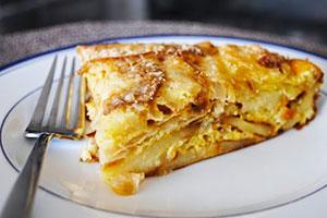 Картофена пай с лук
