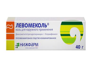 Опаковка Levomekol