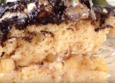 Деликатна и вкусна рецепта за торта с банан със снимка