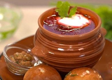 Вкусен борш с понички: готвим по рецептата със стъпка по стъпка снимки.