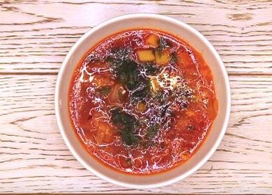 Силен и вкусен вегетариански борш: рецепта със стъпка по стъпка снимки.