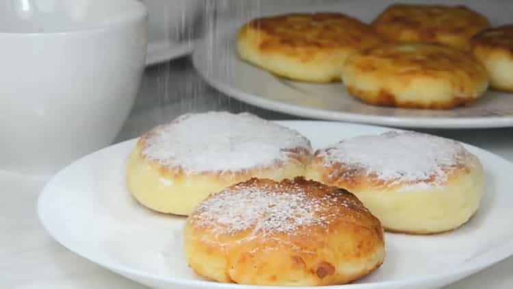 Вкусни чийзкейки - класическа рецепта за готвене в тиган