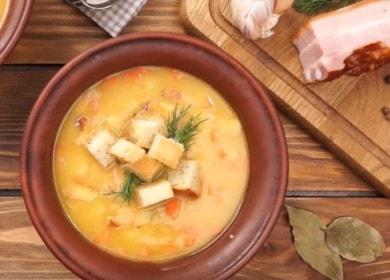 Вкусна пушена грахова супа: рецепта със снимки и видеоклипове.