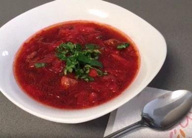 Най-вкусната рецепта за борш с говеждо месо: стъпка по стъпка снимки и видеоклипове!