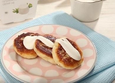 Вкусни чийзкейки с банан: гответе по стъпка по стъпка рецепта със снимка.