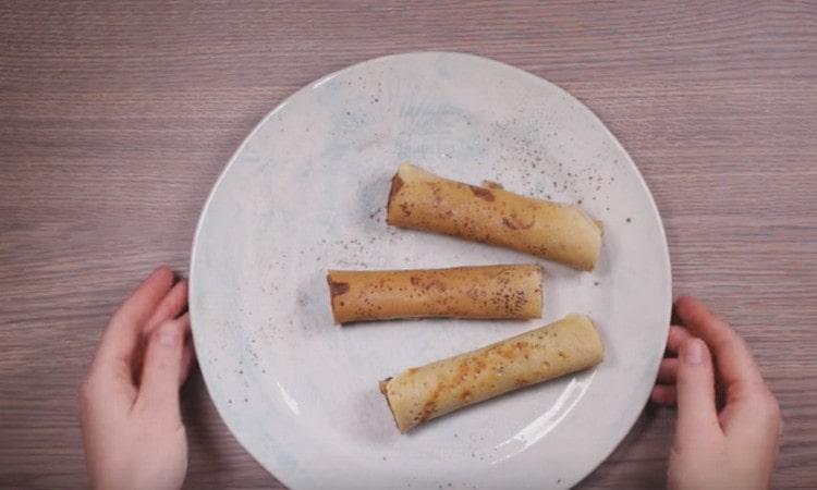 Ароматните палачинки с банан ще бъдат вкусен десерт.