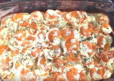 Вкусна розова сьомга с картофи на фурна: рецепта със стъпка по стъпка снимки и видеоклипове.