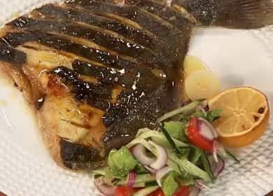 Пържена камбала в тиган - моментална рецепта със снимка