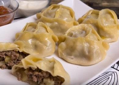 Вкусни манти с картофи и кайма: готвим според рецептата със снимка.