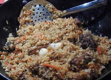 Най-вкусната рецепта за свободен пилаф: гответе със стъпка по стъпка снимки.