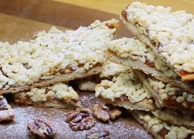 Готвим прости и вкусни настъргани бисквитки със сладко по стъпка по стъпка рецепта със снимка.