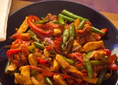 Фаджитос с пиле - проста и вкусна мексиканска рецепта