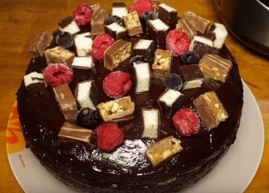 Вкусна шоколадова торта в бавна готварска печка: готвим по рецептата със стъпка по стъпка снимки.