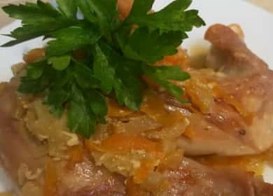 Заешки крака според стъпка по стъпка рецепта за готвене със снимка