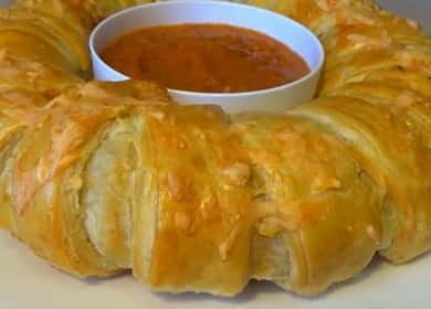 Как да научите как да направите вкусна пица с бутер тесто
