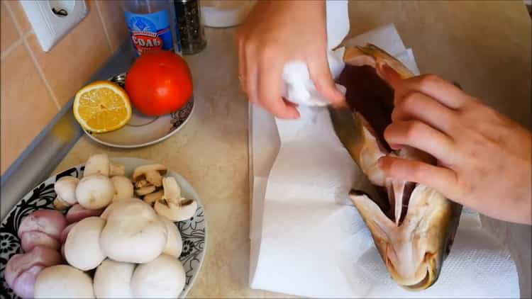 За да приготвите капата във фурната, пригответе съставките