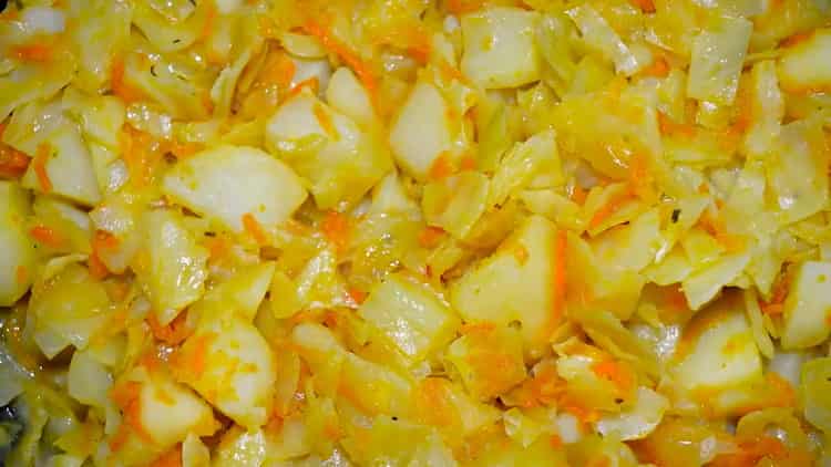 Печено зеле с картофи - просто и вкусно