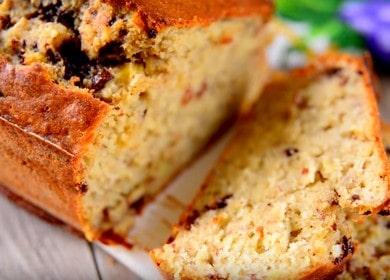 Печем вкусна бананова торта във фурната по стъпка по стъпка рецепта със снимка.