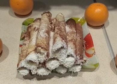 Готвене на вафли в тиган с рецепти със стъпка по стъпка снимки.