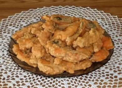 Вкусна розова сьомга в тесто: готвене по стъпка по стъпка рецепта със снимка.