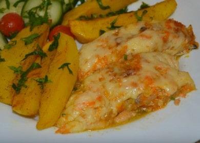 Вкусна розова сьомга в заквасена сметана: готвене със стъпка по стъпка снимки.