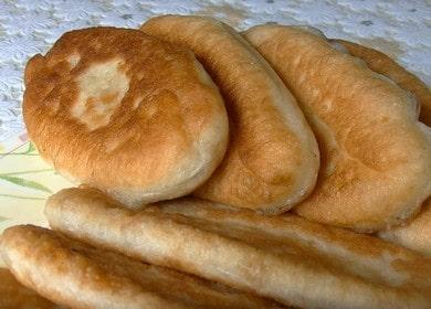 Готвим пържени пайове със зеле по стъпка по стъпка рецепта със снимка.