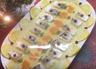 Готвене на красив и вкусен аспик от зандър: стъпка по стъпка рецепта със снимки и видеоклипове.