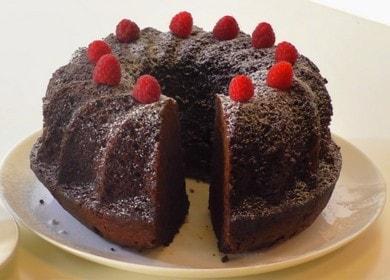 Готвене на вкусен какаов мъфин по стъпка по стъпка рецепта със снимка.