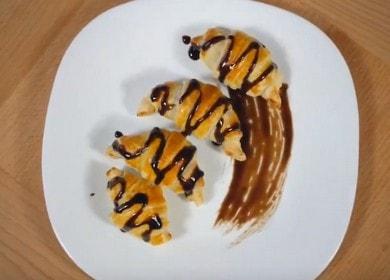 Шоколадови бутер тестени кроасани - бързи и вкусни