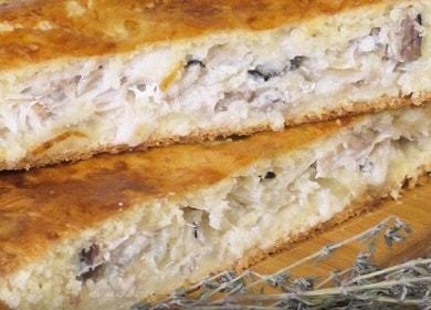 Приготвяме вкусен пай от скумрия по стъпка по стъпка рецепта със снимка.