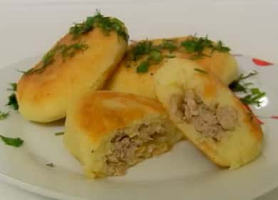Питки с картофено пюре: рецепта стъпка по стъпка със снимка