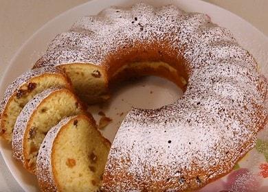 Приготвяме ароматна постна кексче по стъпка по стъпка рецепта със снимка.