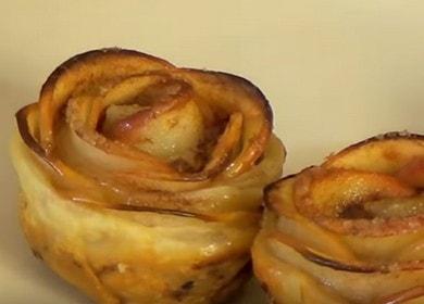 Вкусни и красиви рози от бутер тесто с ябълки