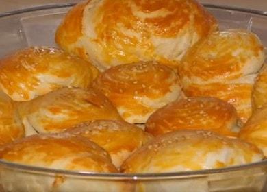 Готвене на вкусни бутер тестени по стъпка по стъпка рецепта със снимка.