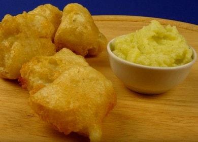 Вкусна треска в тесто в тиган: гответе по рецепта стъпка по стъпка със снимка.