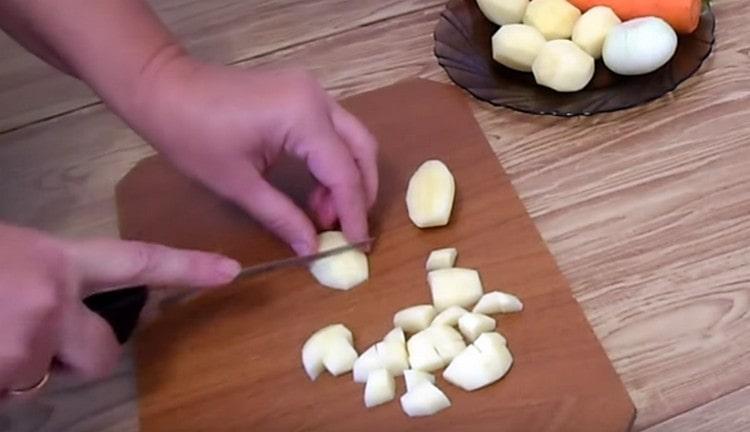 Картофи с зарчета.