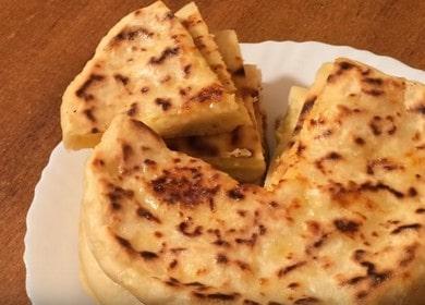 Готвене на вкусни качапури на кефир според рецептата със снимка.
