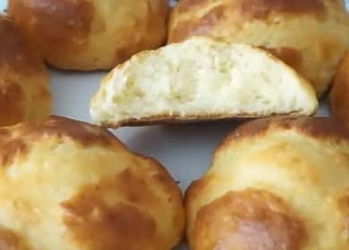 Булки с извара: стъпка по стъпка рецепта със снимки