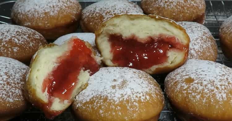 пълнени понички готови
