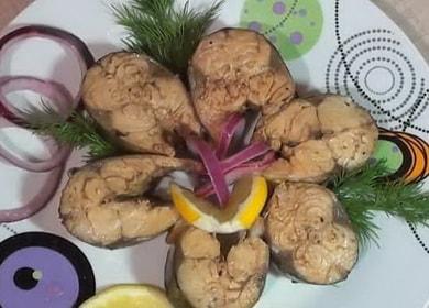 Скумрия в лук лук стъпка по стъпка рецепта със снимка