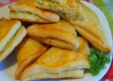 Готвене хачапури с бутер тесто