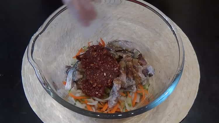 Комбинирайте риба скумрия