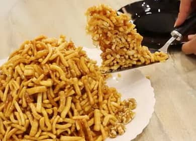 Вкусен ориенталски деликатес Чък-Чък - класическа рецепта