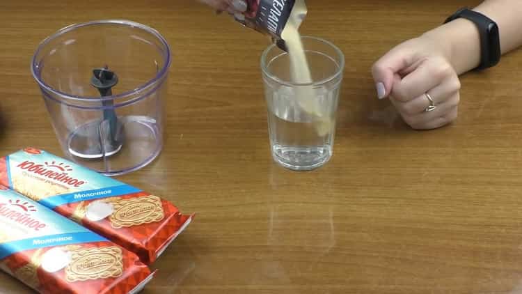 За да направите чийзкейк без печене, пригответе съставката
