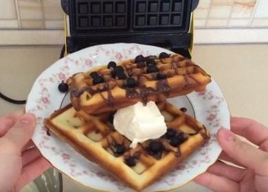 Готвене на вкусни виенски вафли: рецепта за електрическа вафла със снимки и видео.