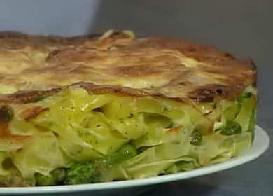 Вкусна касерола с юфка със зеленчуци и сирене 🍝